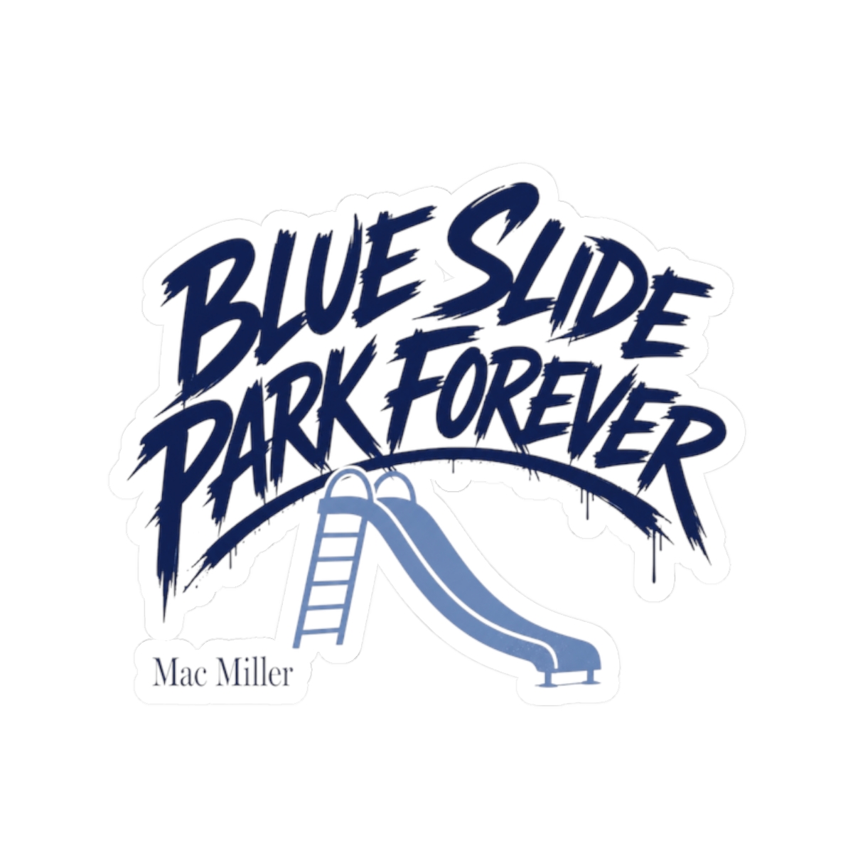 Mac Miller "Blue Slide Park Forever" Sticker - Official Stickers merchandise