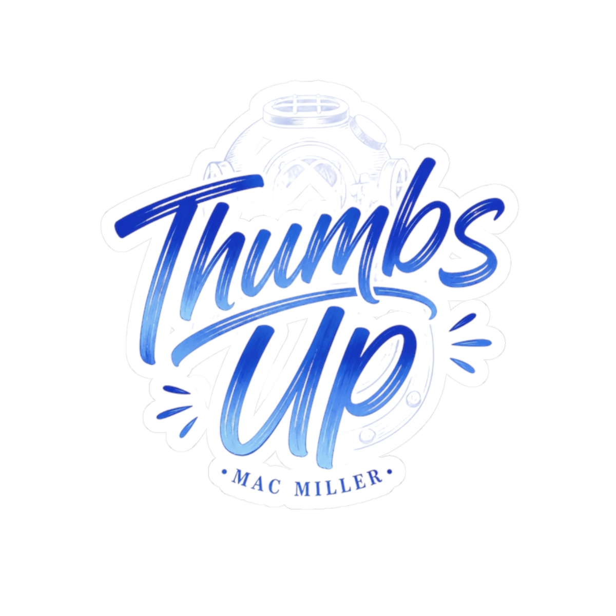 Mac Miller "Thumbs Up" Sticker - Official stickers merchandise