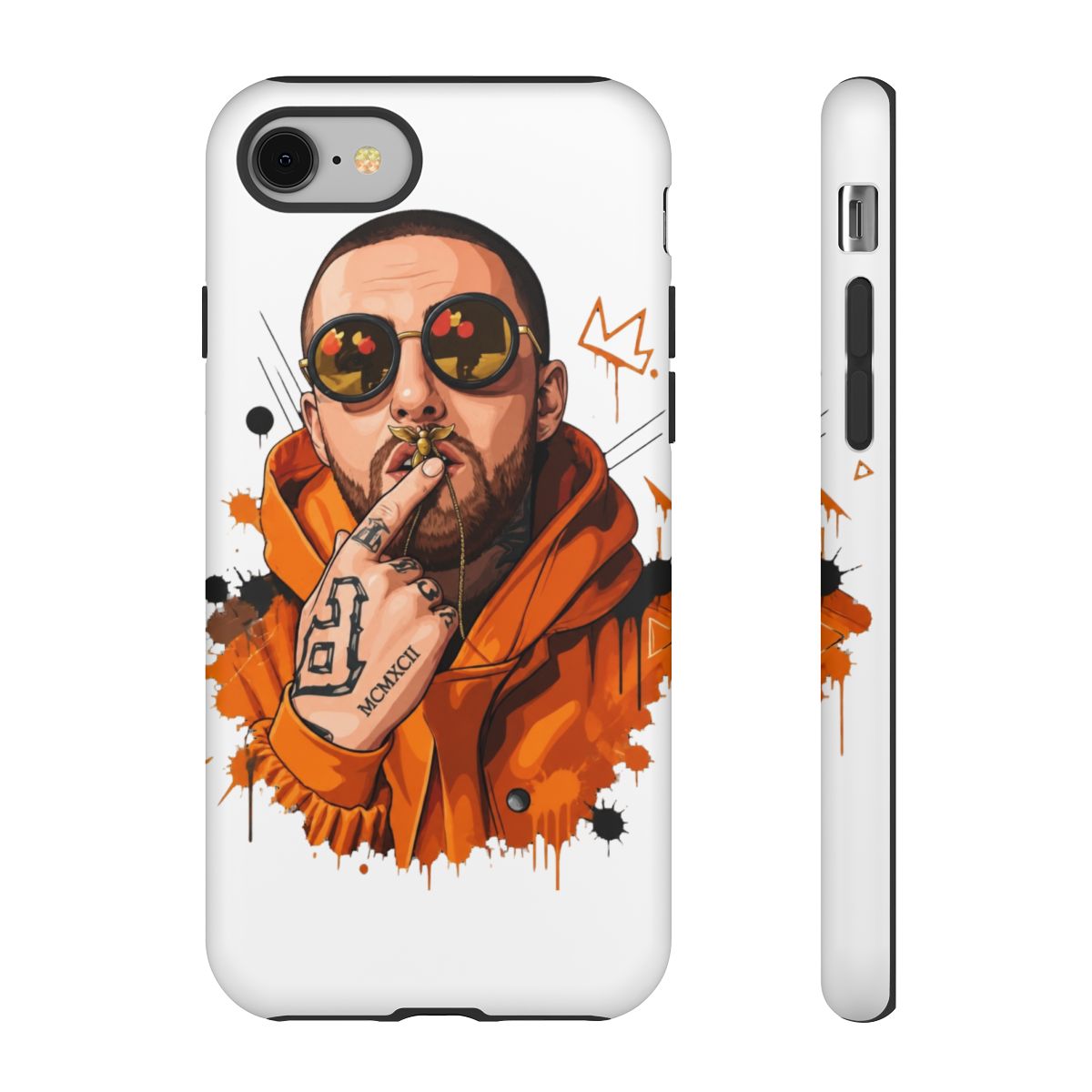 mac miller vector illustration Phone Case - alternate angle 5, merchandise