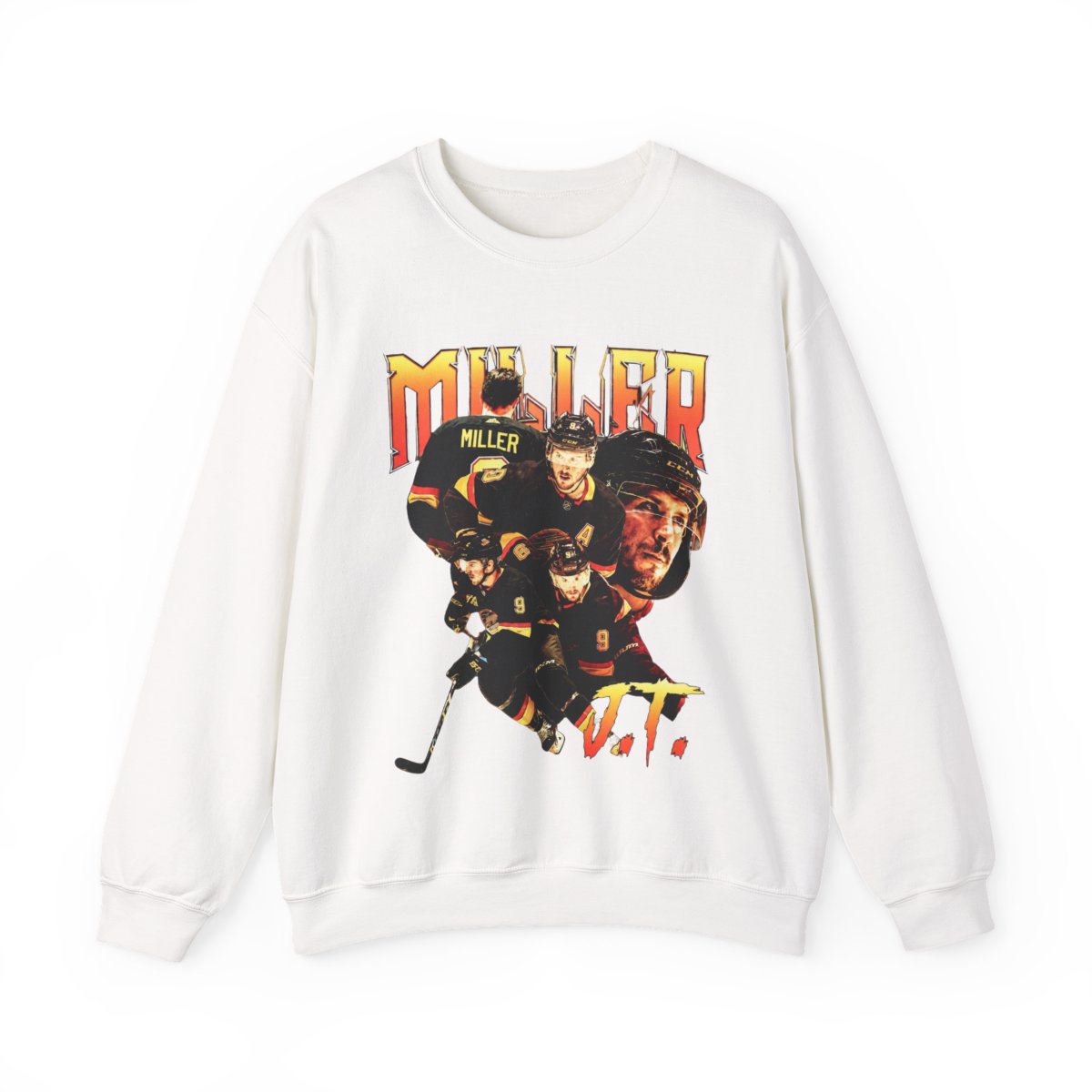 J t Miller Vintage Bootleg Graphic J t Retro T-Shirts and Man GSK84 Mac Crewneck - Official sweatshirts merchandise
